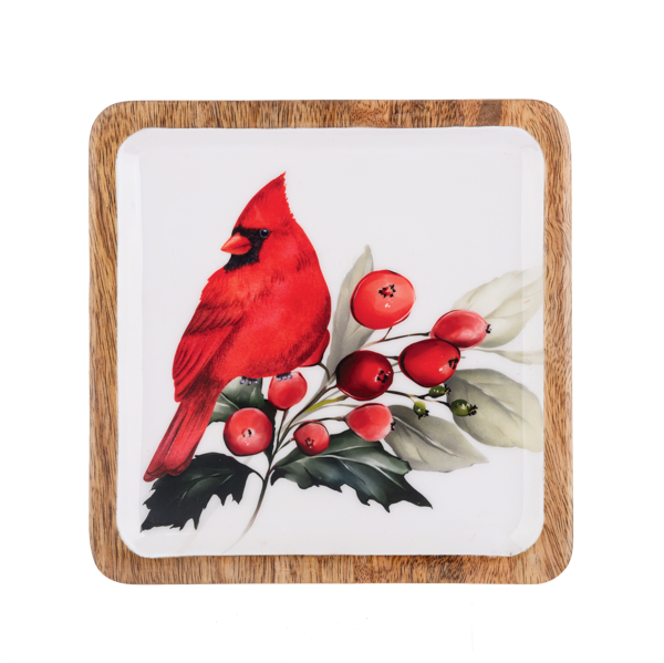 Cardinal Serving Trays, 3 Sizes