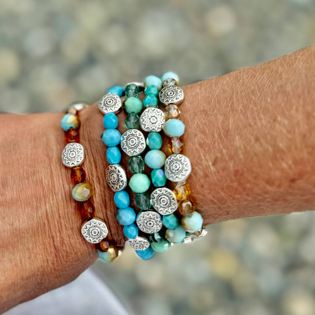Boho Beach Vibes Elastic Bracelets