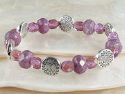 Elastic Czech Bracelet - Spring Colors