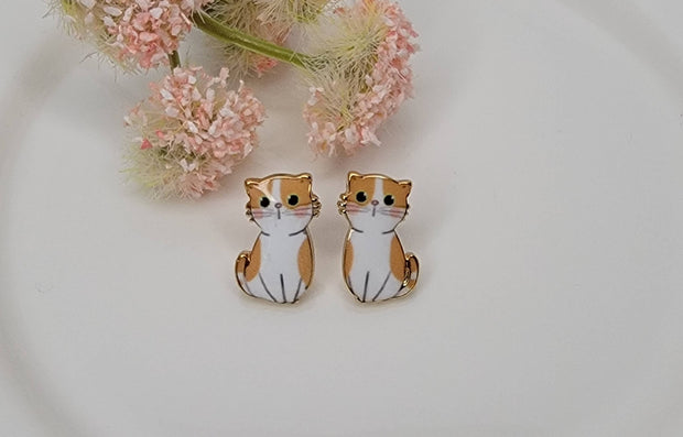 Kitty Picture Post Earrings
