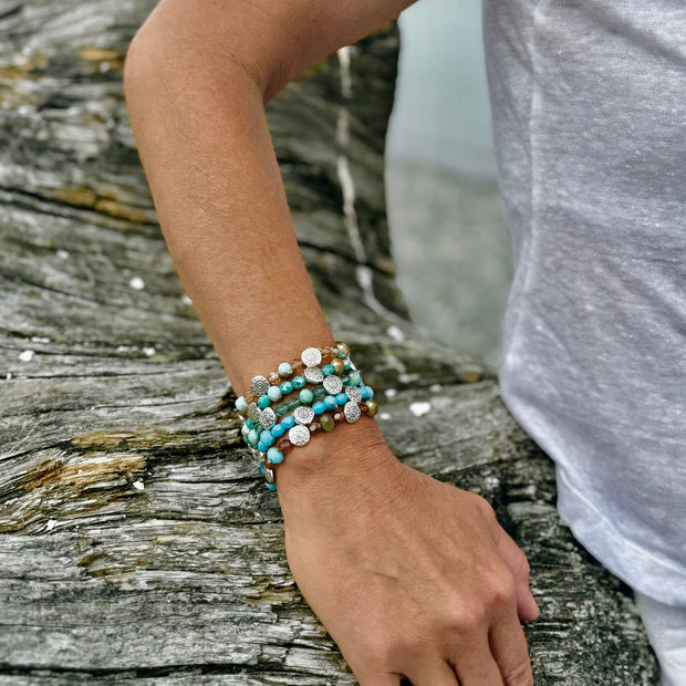 Boho Beach Vibes Elastic Bracelets