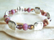 Elastic Czech Bracelet - Spring Colors