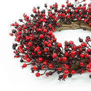 24" Red Berry Wreath