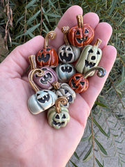 Mini Ceramic Jack-O-Lantern