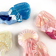 Jellyfish Claw Clip, Acetate Marine Life Series Hair Clip