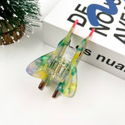 Green Christmas Tree Claw Clip, Acetate Hair Clip