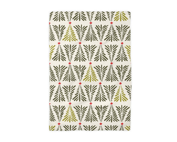 Christmas Winter Kitchen Tea Towel Waffle Holiday Baking