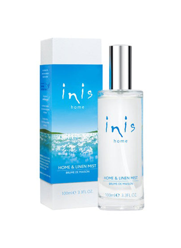 Inis Home & Linen Mist 3.3 fl oz—ocean-inspired room and linen spray made in Ireland with sea-scented fragrance
