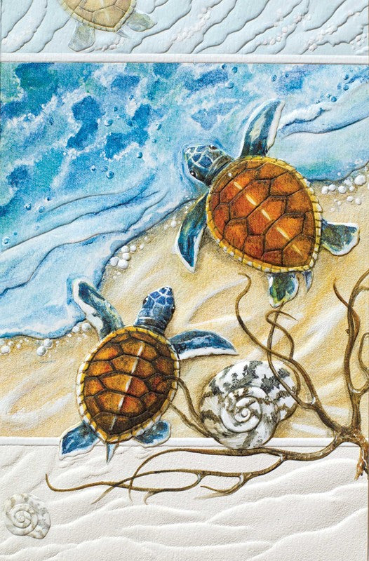 Two Turtles Thank You Card