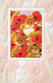 Three Fat Mice Birthday Greeting Card