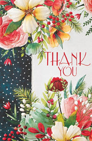 Winter Garden Thank You Greeting Card