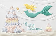 Mermaid Sea Star 16 Deluxe Boxed Christmas Cards