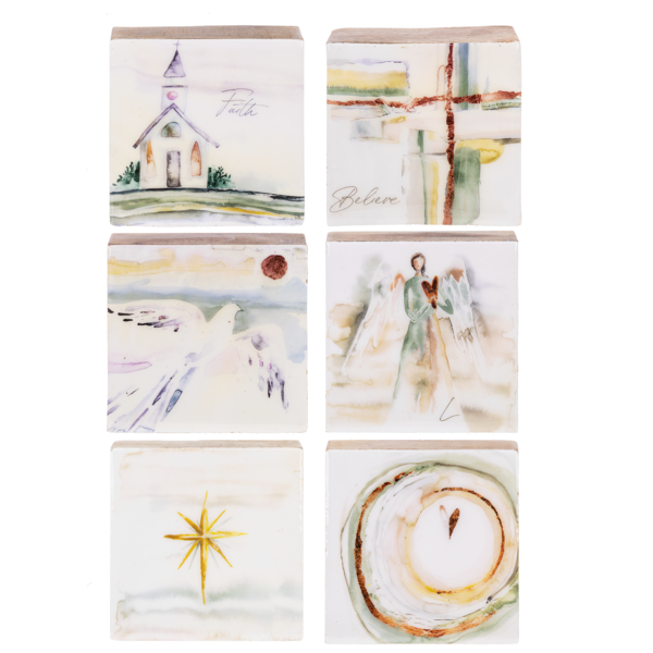 Inspirational Watercolor Art Blocks