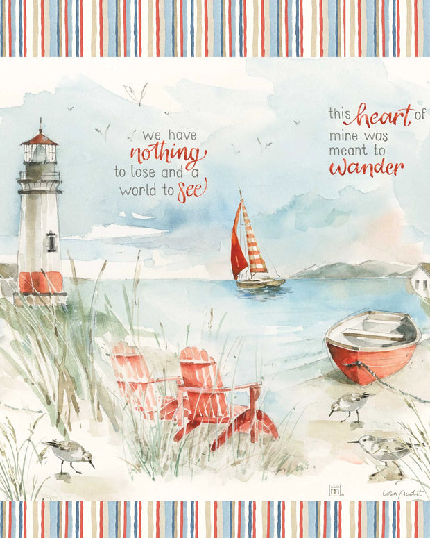 Seaside Journey20" Art Pole