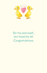 Sunshine Duck New Baby Greeting Card