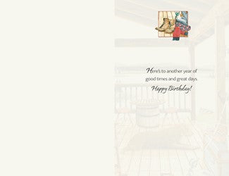 Days End Birthday Greeting Card