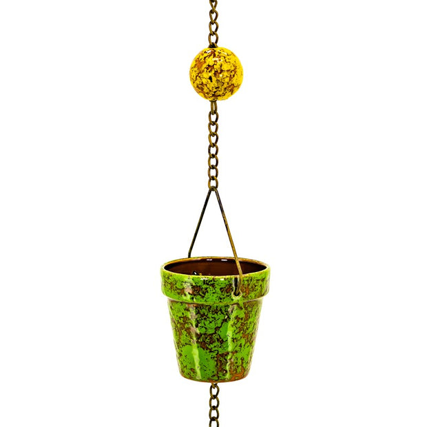 76" Bucket Rain Chains, 6 Styles