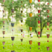 76" Bucket Rain Chains, 6 Styles