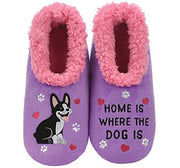 Home is where the Dog Is Snoozies Slippers