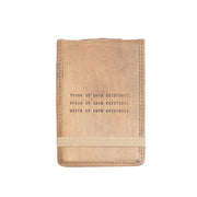 Think, Speak, Write Mini Leather Journal