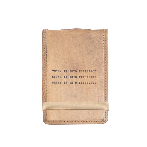 Think, Speak, Write Mini Leather Journal