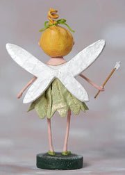 Tinkerbell figurine by Lori Mitchell, 6.5″ hand‑painted polyresin fairy with green dress and glittering wings