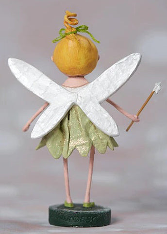 Tinkerbell figurine by Lori Mitchell, 6.5″ hand‑painted polyresin fairy with green dress and glittering wings