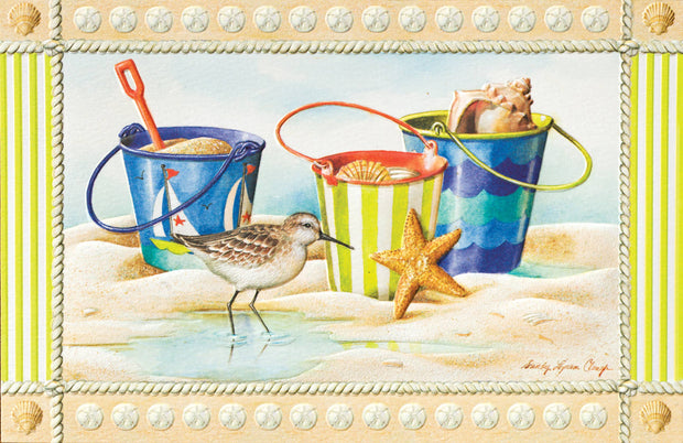 By The Shore Birthday Greeting Card