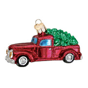 Old Truck with Tree Ornament