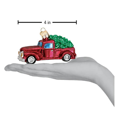 Old Truck with Tree Ornament