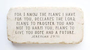 Jeremiah 29:11 Scripture Stone Natural