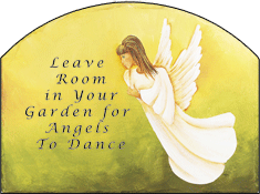 Angels to Dance Garden Slate Sign