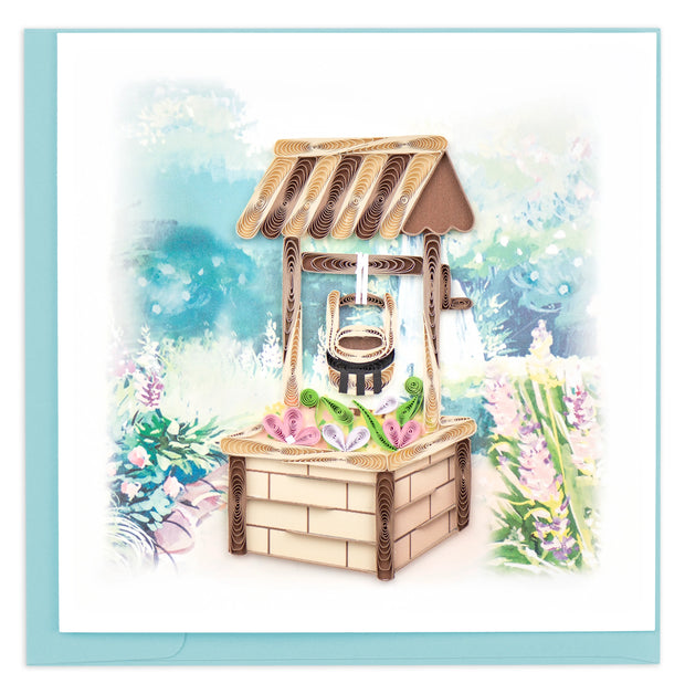 Wishing Well Quilling Card