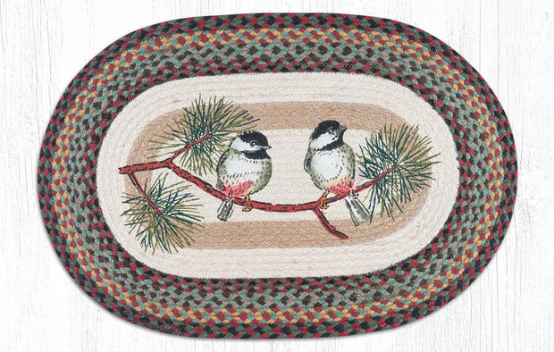 Capitol Earth Rugs Chickadee Oval Patch Rug, 20" x 30"