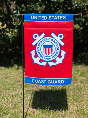 U.S. Coast Guard Symbol Lustre Garden Flag