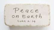 Luke 2:14 Peace on Earth Scripture Stone
