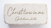 Galatians 2:20 Scripture Stone