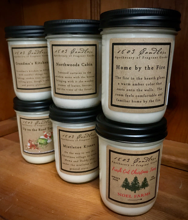 1803 Christmas Collection Jar Candles