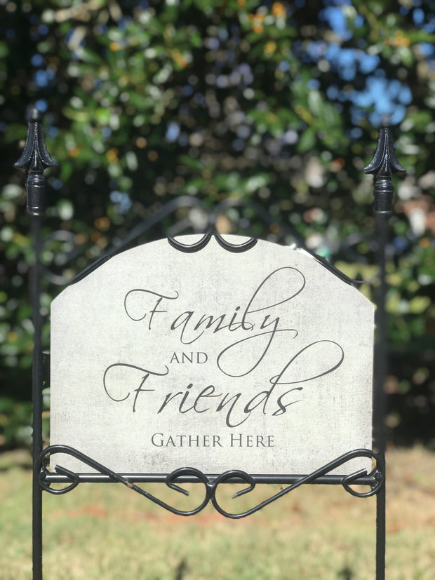 Family Gathering Garden Sign