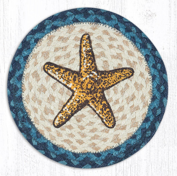 Coastal/Nautical Collection, Printed Jute Trivets/Miniature Swatches - CLICK FOR MORE SIZES