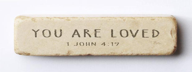 1 John 4:19 Scripture Stone