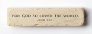 John 3:16 Scripture Stone