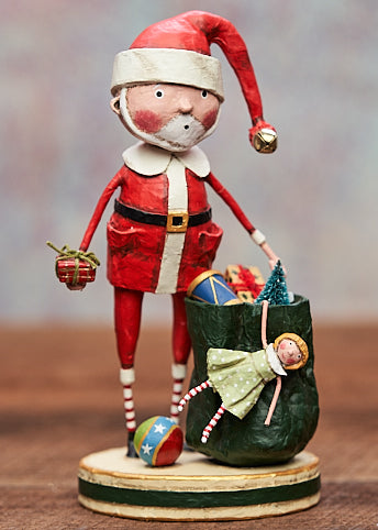 Santa & his Sack by Lori Mitchell