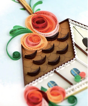 Birdhouse Quilling Card