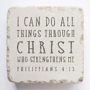 Philippians 4:13 Scripture Stone
