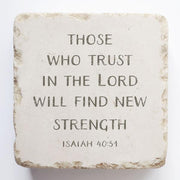 Isaiah 40:31 Scripture Stone