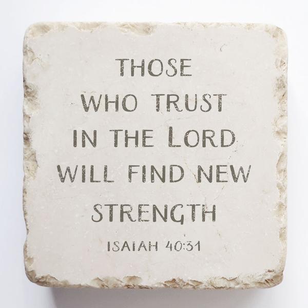 Isaiah 40:31 Scripture Stone