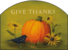 Give Thanks Garden Sign, Heritage Gallery