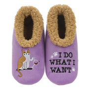 I Do What I Want Snoozies Slippers