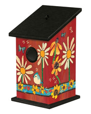 Daisies and Sunflowers Birdhouse